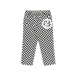 �y ROLLING CRADLE / RC CHECKER WIDE PANTS / WHITE × BLACK �z���[�����O�N���C�h�� �����N�� �p���c �C�[�W�[�p���c �`�F�b�N �`�F�b�J�[ ���C�h �p���c �z���C�g �� �u���b�N ���u�����h�p���c ���� ���p