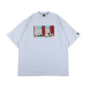 �y ROLLING CRADLE / Re:HONESTY TEE / ASH �z���[�����O�N���C�h�� �����N�� ���� T�V���c �A�b�V�� �O���[ �D �w�r�[�E�G�C�g �w�r�[�I���X