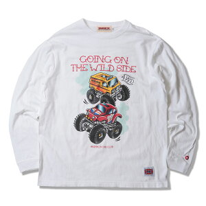 �y ANIMALIA / L/S Tee [WILD SIDE] / WHITE �z �A�j�}���A ���� T�V���c ����T �z���C�g �� �����O�X���[�uT�V���c �����Y����T ����t�V���c �����Y �u�����h �O���t�B�b�N ����t �����Y �X�g���[�g �X�g