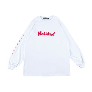 �y ROLLING CRADLE / HOLIDAY HOLIDAY LONGSLEEVE / WHITE �z���[�����O�N���C�h�� �����N�� ���� T�V���c �z���C�g ��
