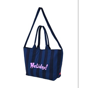 �y ROLLING CRADLE / STRIPE TOTE / NAVY �z���[�����O�N���C�h�� �o�b�O �V�����_�[�o�b�O �g�[�g�o�b�O 2way �X�g���C�v �l�C�r�[ ��