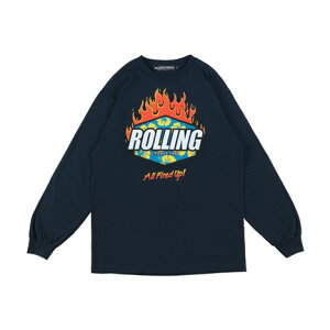 �y ROLLING CRADLE / ALL FIRED UP LONGSLEEVE / NAVY �z���[�����O�N���C�h�� �����N�� ���� T�V���c �l�C�r�[ ��