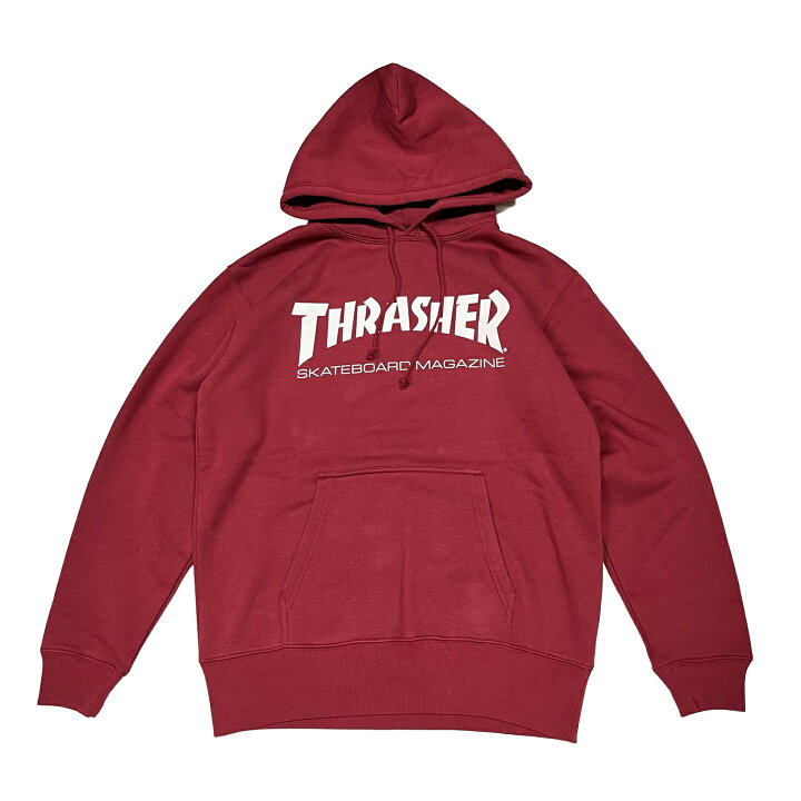 楽天市場】【 THRASHER / MAG LOGO HOODIE / BURGUNDY 】 スラッシャー 