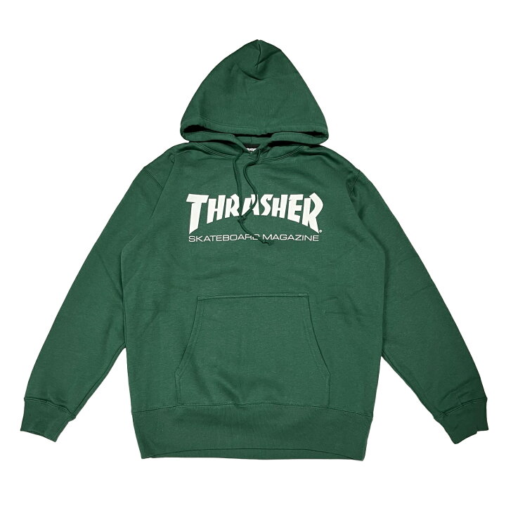 楽天市場】【 THRASHER / MAG LOGO HOODIE / IVY GREEN 