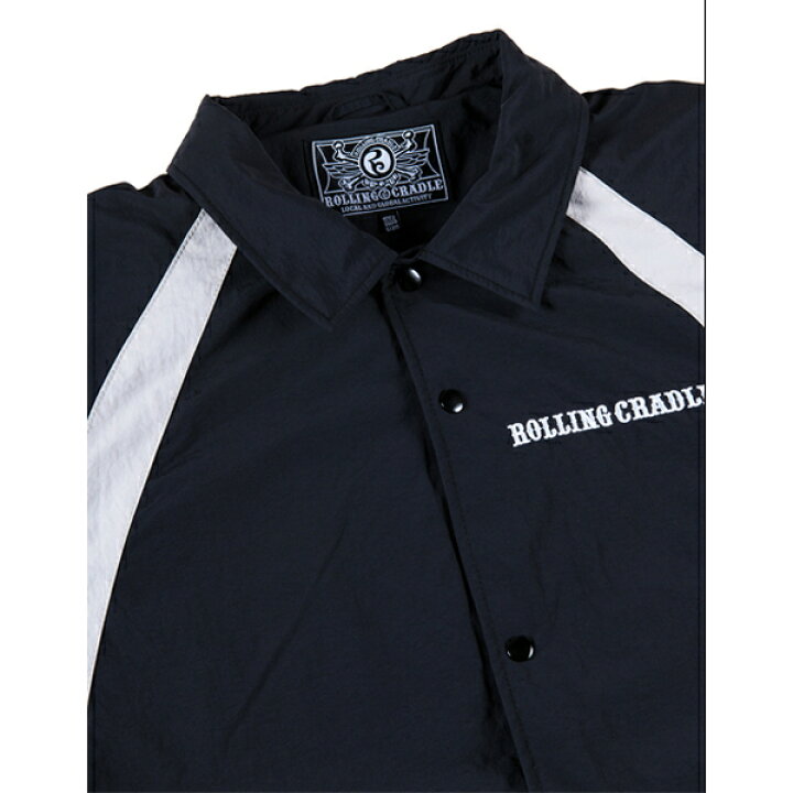 楽天市場】【 ROLLING CRADLE / RC LOGO COACH JACKET / BLACK
