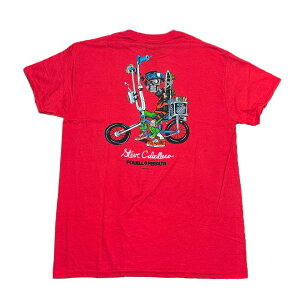 y POWELL PERALTA / STEVE CABALLERO CHOPPER BIKE S/S TEE / RED z pEG XeB[u Lo  TVc oCN bh  XP{[ XP[g{[h