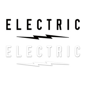 y ELECTRIC / UNDERVOLT CUTTING STICKER z GNgbN XebJ[ V[ Xm[{[h XP[g{[h T[tB St tBbVO