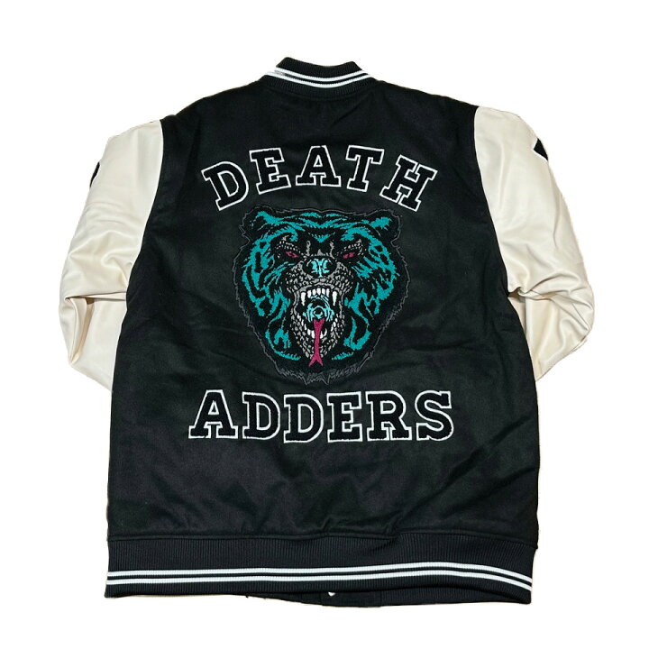 楽天市場】【 MISHKA / Death Adders Varsity Jacket / BLACK 