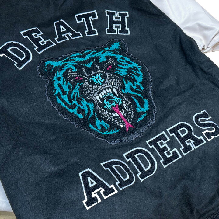 楽天市場】【 MISHKA / Death Adders Varsity Jacket / BLACK 