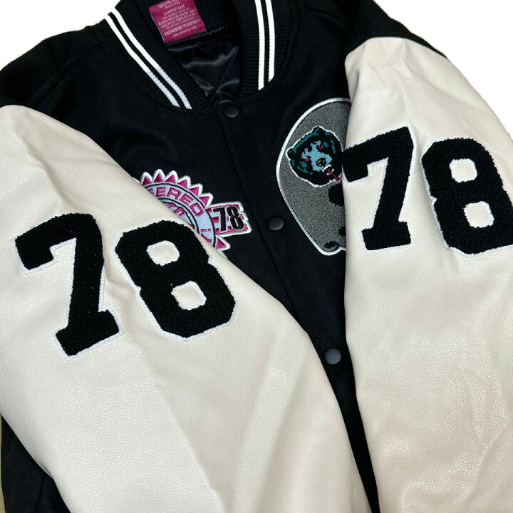 楽天市場】【 MISHKA / Death Adders Varsity Jacket / BLACK 