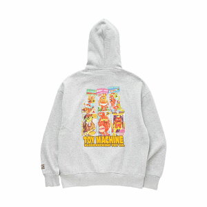 �y TOY MACHINE / DOLLS SWEAT PARKA / ASH �z �g�C�}�V�[�� �g�C�} �t�[�f�B �p�[�J�[ �X�E�F�b�g �A�b�V�� �O���[ �X�P�{�[ �X�P�[�g�{�[�h