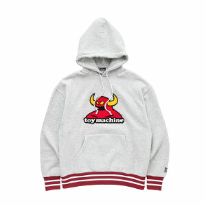 �y TOY MACHINE / TOYMONSTER CHENILLE EMB SWEAT PARKA / ASH �z �g�C�}�V�[�� �g�C�} �t�[�f�B �p�[�J�[ ���u���C�� �X�E�F�b�g �g�C�����X�^�[ �T�K�� �h? �A�b�V�� �O���[ �X�P�{�[ �X�P�[�g�{�[�h �X�E�F