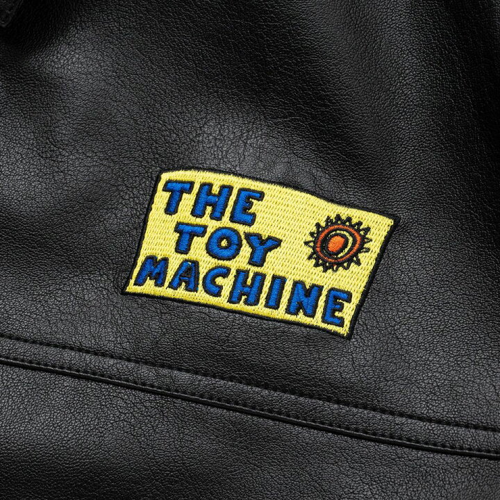 楽天市場】【 TOY MACHINE / FAUX LEATHER JACKET / BLACK 】 トイ 