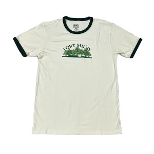 �y REAL / FORT MILEY S/S RINGER TEE / NATURAL × FOREST �z ���A�� ���� �����K�[ T�V���c �i�`������ �I�t�z���C�g �� �O���[�� �� �X�P�[�g�{�[�h �t�H�[�g�}�C���[