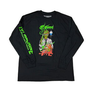 �y TOY MACHINE / SECT-ANIMATOR L/S TEE / BLACK �z �g�C�}�V�[�� ���� T�V���c �u���b�N �� �X�P�[�g�{�[�h