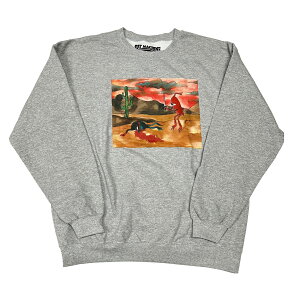 �y TOY MACHINE / TROPHY CREW SWEAT / HEATHER GRAY �z �g�C�}�V�[�� �X�E�F�b�g �g���[�i�[ �N���[�l�b�N �O���[ �D �X�P�[�g�{�[�h