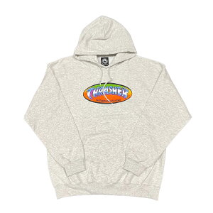 �y THRASHER / NINETY-FIVE HOODIE / ASH �z �X���b�V���[ �X�E�F�b�g �p�[�J�[ �t�[�f�B �A�b�V�� �O���[ �D �X�P�[�g�{�[�h