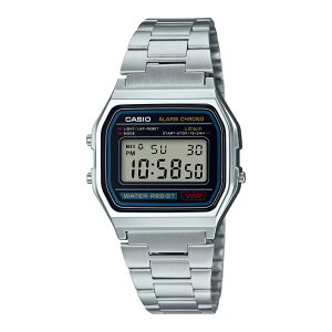 �y CASIO / STANDARD ( A158WA-1JH ) / SILVER �z �J�V�I �X�^���_�[�h �`�[�v�J�V�I �`�v�J�V ���v �r���v �E�H�b�` ���^���o���h �V���o�[ ��