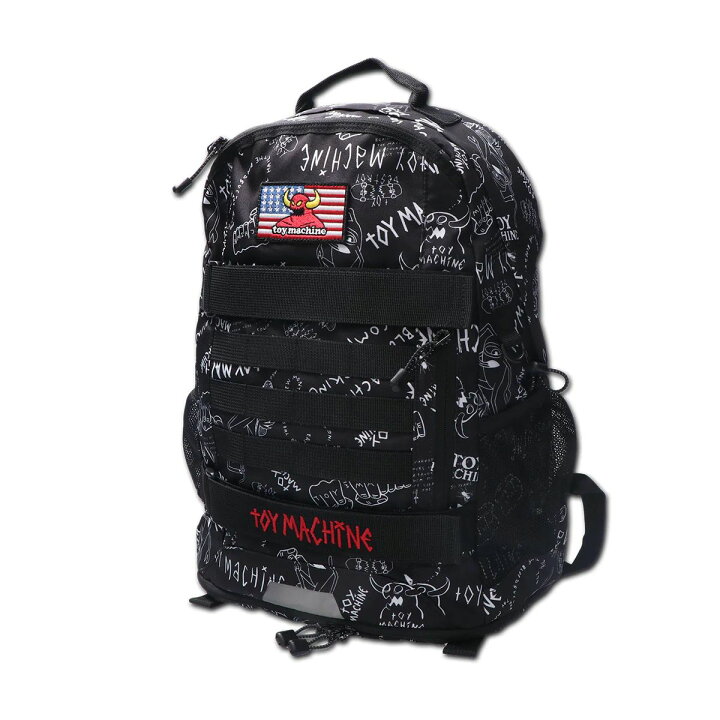 楽天市場】【 TOY MACHINE / TM SK8ER BACKPACK / BLACK PATTERN 