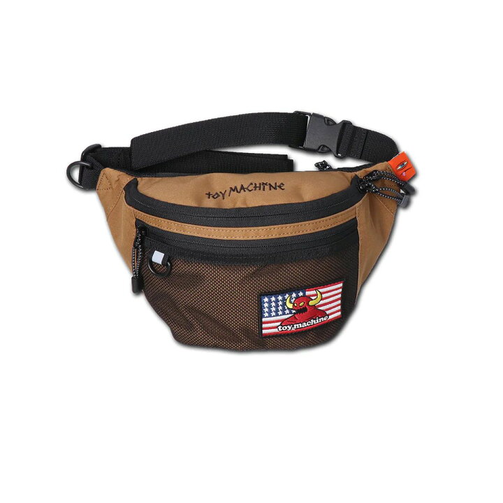 楽天市場】【 TOY MACHINE / TM SLING BAG / L . BROWN 】 トイ 