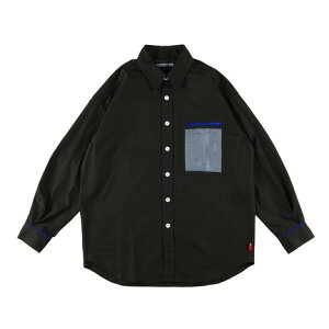 �y ROLLING CRADLE / DISPLAY OXFORD SHIRT / BLACK �z���[�����O�N���C�h�� �����N�� ���� �V���c �I�b�N�X�t�H�[�h ������ �I�[�o�[�V���G�b�g �u���b�N ��