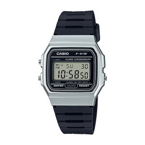�y CASIO / STANDARD ( F-91WM-7AJH ) / SILVER × BLACK �z �J�V�I �X�^���_�[�h �`�[�v�J�V�I �`�v�J�V ���v �r���v �E�H�b�` �V���o�[ �� �u���b�N ��