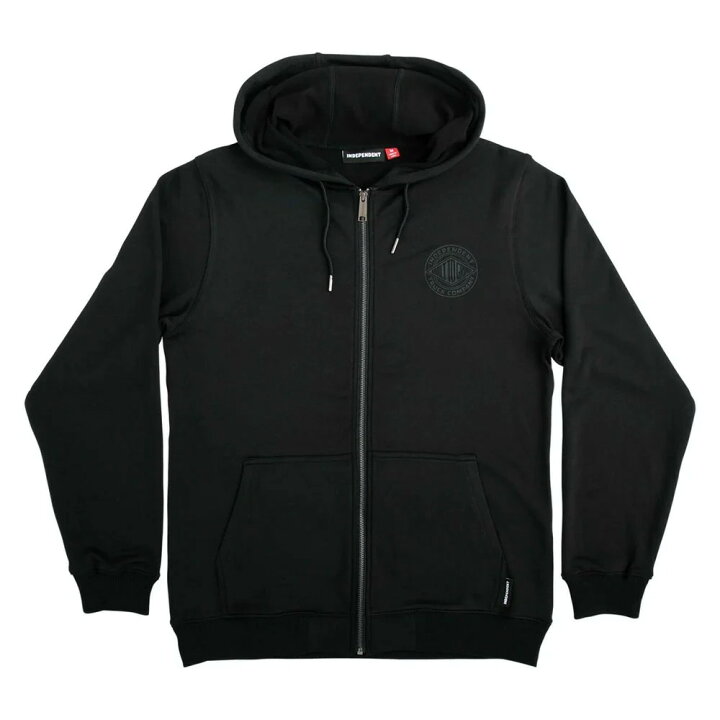 楽天市場】【 INDEPENDENT / CLIPPER ZIP HOOD / BLACK 】 インディ 