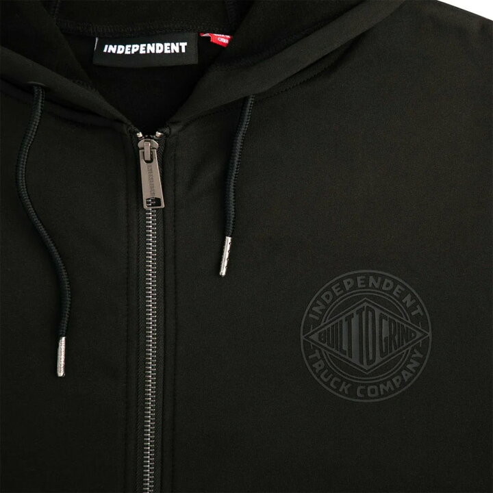 楽天市場】【 INDEPENDENT / CLIPPER ZIP HOOD / BLACK 】 インディ 