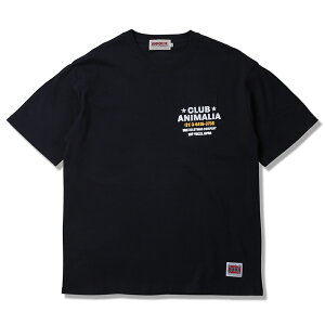 �y ANIMALIA / 10.2oz Heavy Pocket S/S T-Shirts - CLUB ANIMALIA -??/ NAVY �z �A�j�}���A ���� T�V���c �|�PT �w�r�[�I���X �w�r�[�E�F�C�g �l�C�r�[ ��