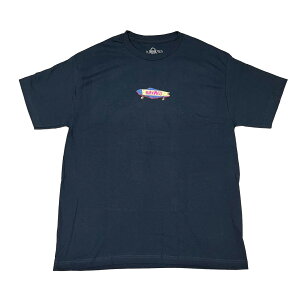 �y KROOKED / BORED S/S TEE / TRUE NAVY �z �N���L�b�h ���� T�V���c �l�C�r�[ �� �X�P�[�g�{�[�h �}�[�N�S���U���X