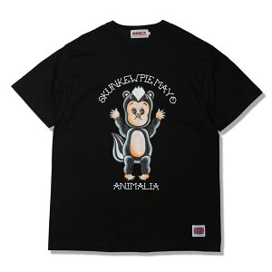 �y ANIMALIA / 5.6 oz S/S T-Shirts - SKUNKEWPIE - / BLACK �z �A�j�}���A ���� T�V���c �X�J���N �p���f�B �u���b�N ��
