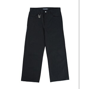�y ROLLING CRADLE / CANVAS WIDE PANTS / BLACK �z���[�����O�N���C�h�� �����N�� �p���c ���C�h �L�����o�X �u���b�N ��