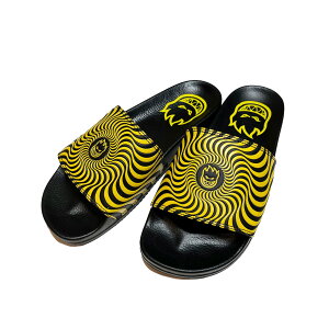 y SPITFIRE / BIGHEAD SWIRL SLIDES / BLACK × YELLOW z Xsbgt@CA Xsbgt@C[ T_ Xbp V[T_ Jo[T_ XP[g{[h