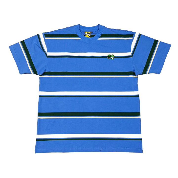 楽天市場】【 KROOKED / EYES EMB STRIPE TEE / BLUE MULTI 
