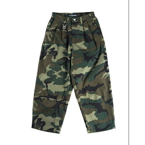 �y ROLLING CRADLE / CAMO TUCK PANTS / GREEN �z���[�����O�N���C�h�� �����N�� �p���c ���C�h �J�� �J���t���[�W�� ����