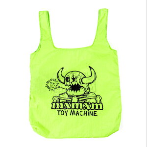 �y TOY MACHINE / MMM COLLAB. MMM & TM PACKABLE ECO BAG / L . GREEN �z �g�C�}�V�[�� �g�C�} MAGICAL MOSH MISFITS �}�W�J�����b�V���~�X�t�B�b�c �}���~ �o�b�O �G�R�o�b�O �p�b�J�u�� �u�� ���C�g �O���[�� ���� 