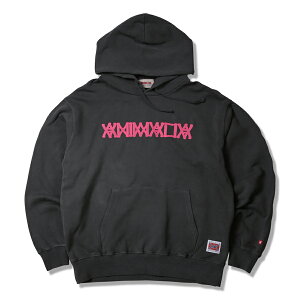 �y ANIMALIA / P/O Pigment Dyeing Hoodie - LOGO / BLACK �z �A�j�}���A �t�[�f�B �p�[�J�[ �X�E�F�b�g �v���I�[�o�[ �s�O�����g �u���b�N ��
