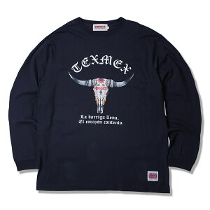 �y ANIMALIA / 5.6oz. L/S Tee -TEXMEX / NAVY �z �A�j�}���A T�V���c ����T ���� �l�C�r�[ ��