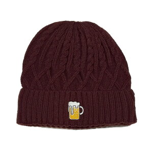y go slow caravan / CABLE KNIT CAP BEER / MAROON zS[X[Lo Xq jbgX r[j[ jbgLbv P[u҂ r[  hJ }[ o[KfB Cbh AEghA
