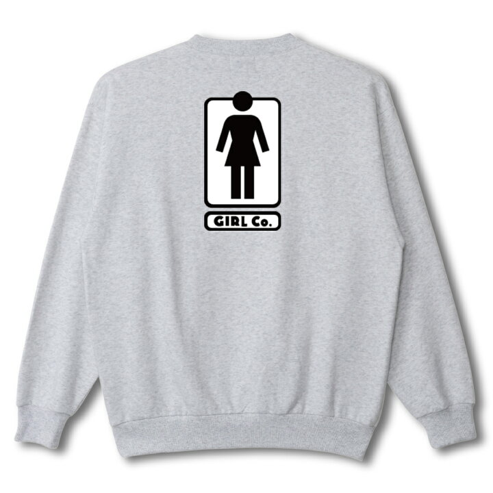 楽天市場】【 GIRL / BOXED OG CREW / ASH 】 ガール クルーネック 