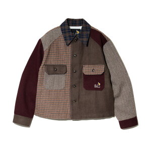�y go slow caravan / WOOL LIKE FABRIC CPO JACKET / BROWN �z�S�[�X���[�L�����o�� �A�E�^�[ �W���P�b�g CPO�W���P�b�g �N���C�W�[ �u���E�� ���F �A�E�g�h�A