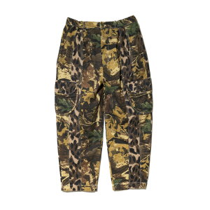 �y go slow caravan / REAL TREE CAMO & LEOPARD SWITCHING CARGO PANTS / BROWN �z�S�[�X���[�L�����o�� �p���c �J�[�S�p���c ���A���c���[ �J���t���[�W�� ���I�p�[�h �q���E�� �e�[�p�[�h ���C�h �A�E�g�h�A