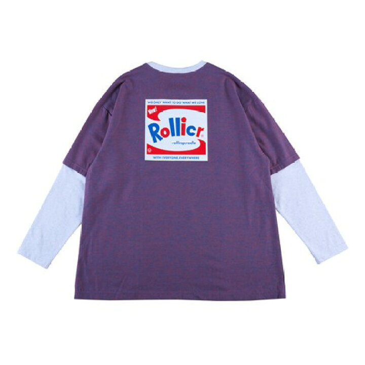 楽天市場】【 ROLLING CRADLE / FAKE LAYERED LONGSLEEVE / PURPLE 