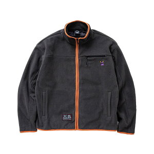 �y TOY MACHINE / SKETCHY MONSTER FLEECE JACKET / CHARCOAL �z �g�C�}�V�[�� �g�C�} �A�E�^�[ �W���P�b�g �t���[�X �����|�C���g �h�J ���b�V�����n �`���R�[�� �O���[ �D �X�P�{�[ �X�P�[�g�{�[�h