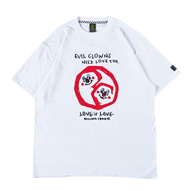 【 ROLLING CRADLE / LOVE IS LOVE TEE / WHITE 】　ローリングクレイドル　ロリクレ　半袖Tシャツ　Tシャツ　ホワイト　白　送料無料