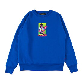 【 ROLLING CRADLE / SHITUREN NO CREWNECK / BLUE 】 ローリングクレイドル　ロリクレ　クルーネック　スウェット　ブルー　青　送料無料