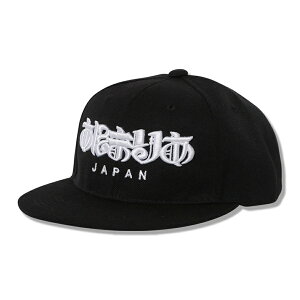 �y ANIMALIA / 3D SNAPBACK CAP - JP Script - / BLACK �z �A�j�}���A �L���b�v �t���b�g �X�i�b�v�o�b�N 6�p�l�� �u���b�N �� ��������