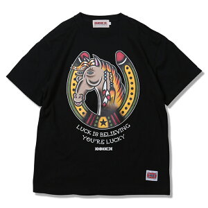 �y ANIMALIA / LUCKY HORSE S/S / BLACK �z �A�j�}���A�@����T�V���c�@T�V���c�@�u���b�N�@���@��������