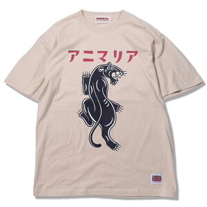 �y ANIMALIA / PANTHER S/S / BEIGE �z �A�j�}���A �p���T�[ ����T�V���c T�V���c �x�[�W�� ��������