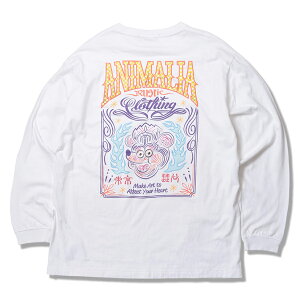 �y ANIMALIA / PINSTRIPE L/S / WHITE �z �A�j�}���A T�V���c ����T �����z���C�g �� ��������
